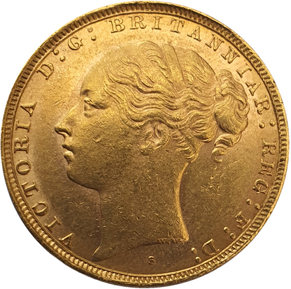 1881 Queen Victoria Young Head Gold Sovereign (Sydney)