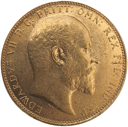 1909-C King Edward VII Gold Sovereign (Ottawa / Canada)