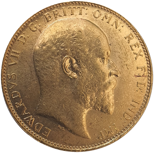 1909-C King Edward VII Gold Sovereign (Ottawa / Canada)
