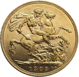 1909-C King Edward VII Gold Sovereign (Ottawa / Canada)