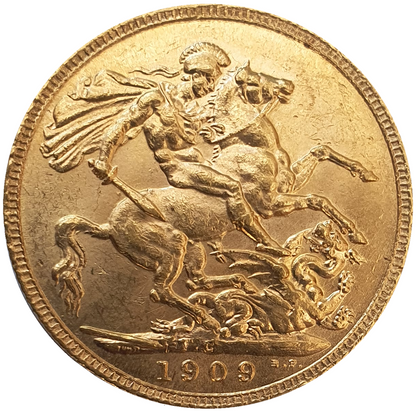 1909-C King Edward VII Gold Sovereign (Ottawa / Canada)