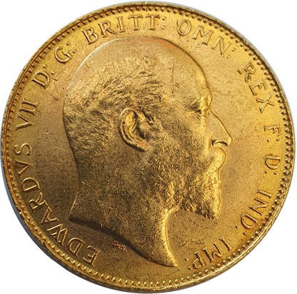 1910-C King Edward VII Gold Sovereign (Ottawa / Canada) - MINT STATE
