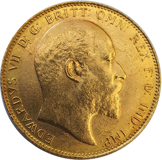 1910-C King Edward VII Gold Sovereign (Ottawa / Canada) - MINT STATE