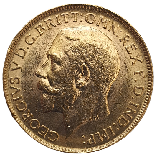 1914-C King George V Gold Sovereign (Ottawa / Canada) - Marsh R3