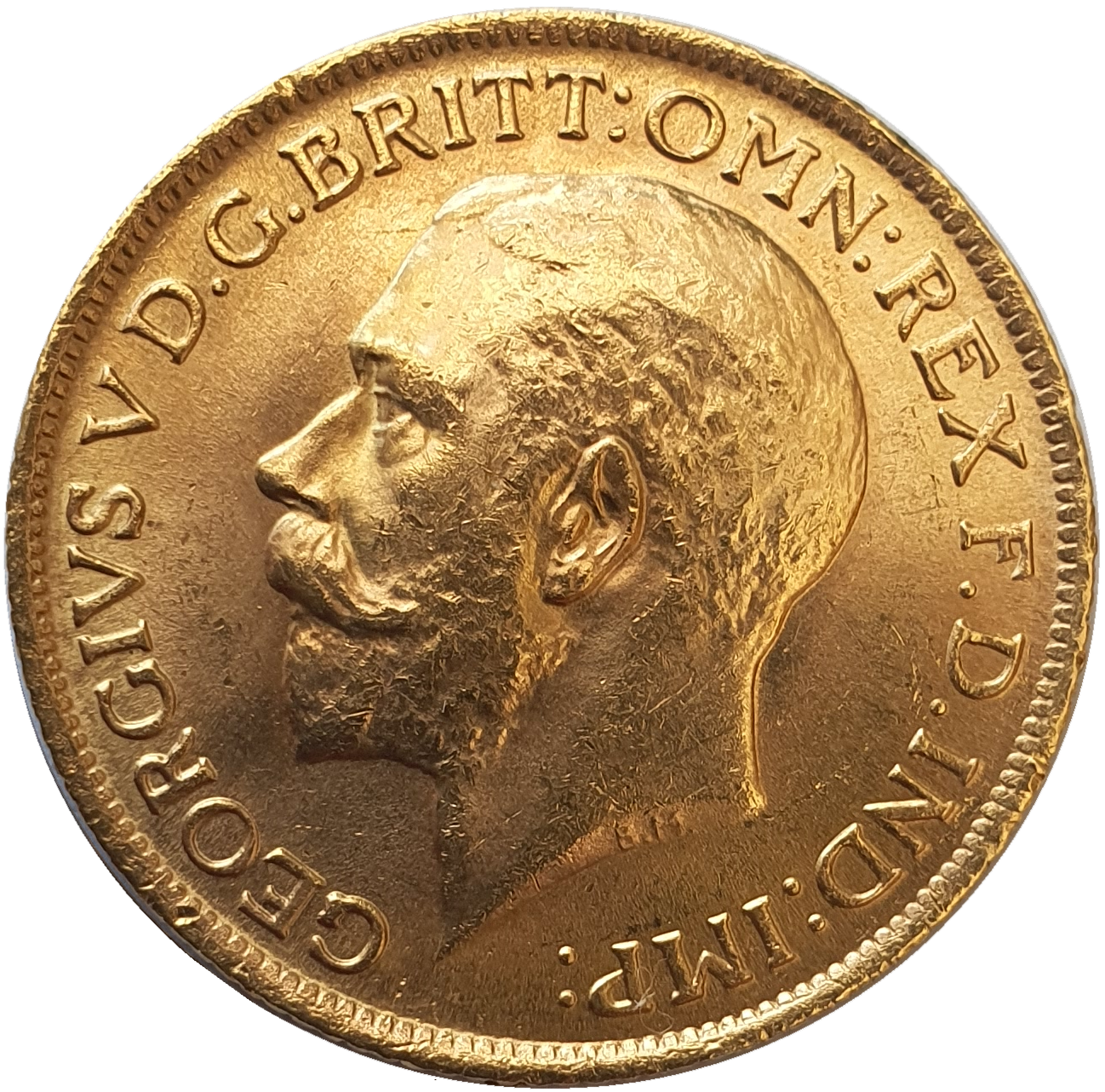 1916 King George V Gold Sovereign (London)