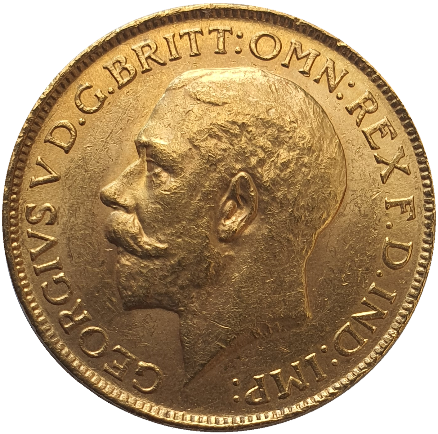 1919-C King George V Gold Sovereign (Ottawa / Canada)
