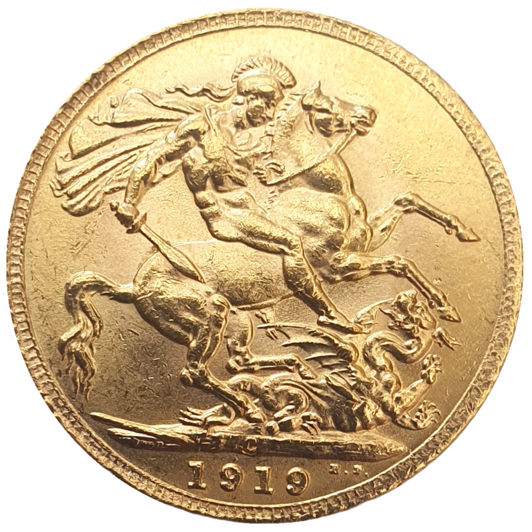 1919-C King George V Gold Sovereign (Ottawa / Canada)