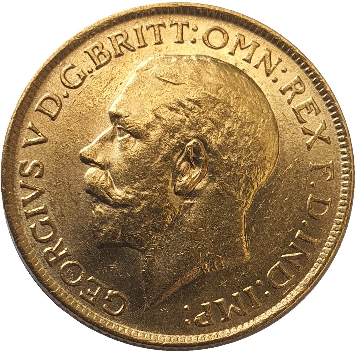 1919-S King George V Gold Sovereign (Sydney)