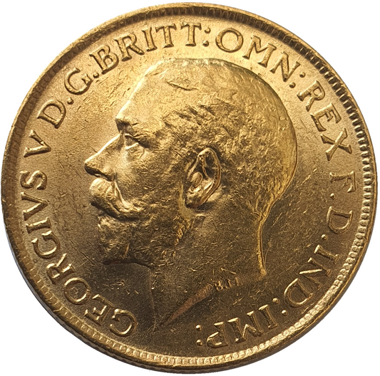 1919-S King George V Gold Sovereign (Sydney)