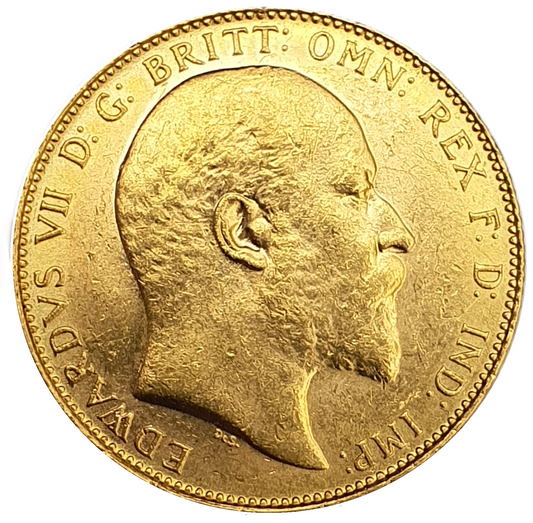 1910-C King Edward VII Gold Sovereign (Ottawa / Canada)