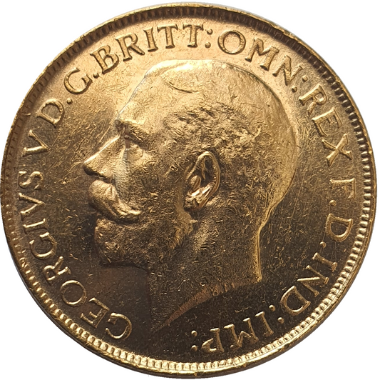 1921-P King George V Gold Sovereign (Perth)