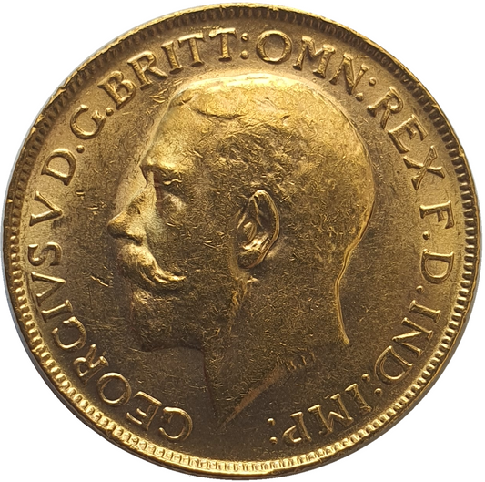 1924-P King George V Gold Sovereign (Perth)