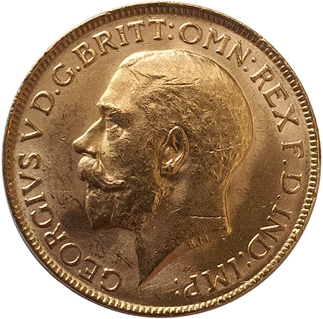 1926-M King George V Gold Sovereign (Melbourne)