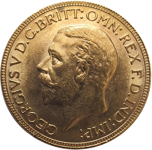 1929-P King George V Gold Sovereign (Perth)