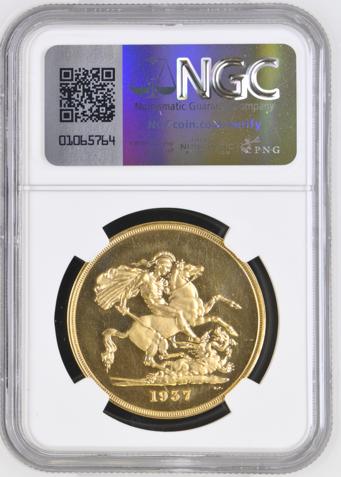 1937 George VI Gold Proof 4 coin Coronation Specimen Set