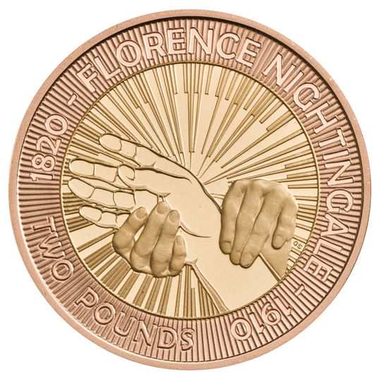 2010 Queen Elizabeth II Florence Nightingale £2 Gold Proof Coin