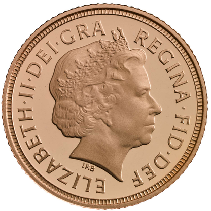 2013 Queen Elizabeth II Proof Gold Half Sovereign + Walnut Case COA