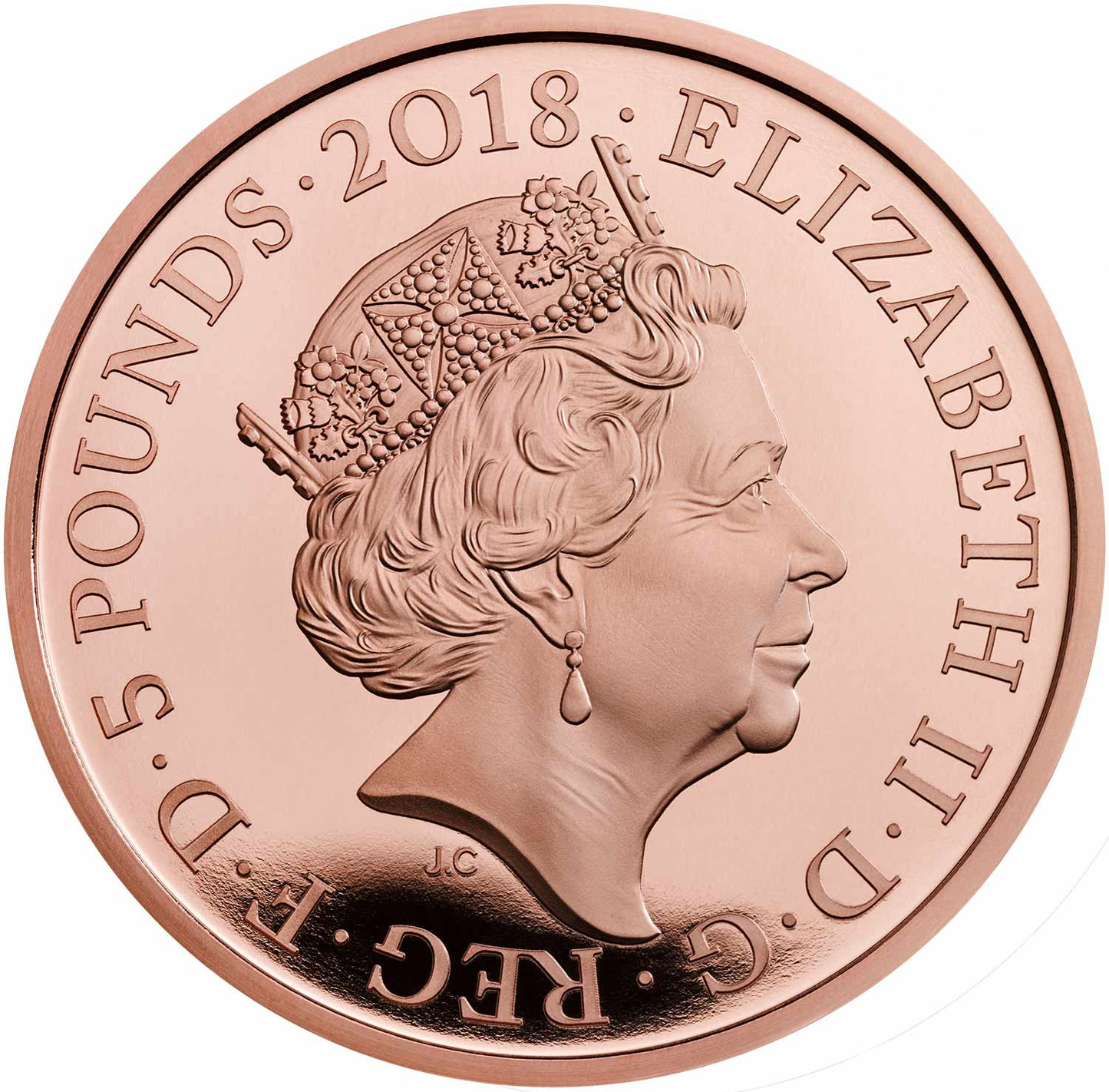 2018 Queen Elizabeth II 'Prince Charles 70th Birthday' Crown Gold Proof