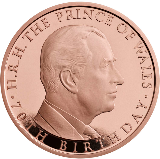 2018 Queen Elizabeth II 'Prince Charles 70th Birthday' Crown Gold Proof