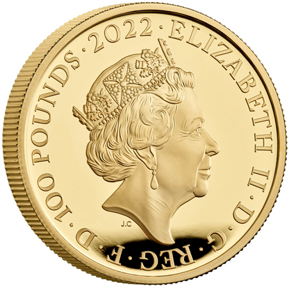 2022 Queen Elizabeth II British Monarchs 'James 1st' 1oz 999.9 Gold Proof Coin