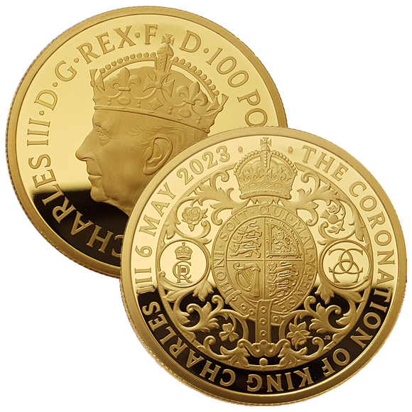 2023 King Charles III Coronation 1oz (one) 999.9 Gold Proof Coin