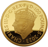 2023 King Charles III Coronation 1oz (one) 999.9 Gold Proof Coin