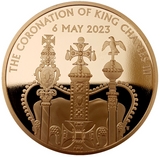 2023 King Charles III Coronation £5 Crown Gold Proof