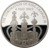 2023 King Charles III Coronation £5 Crown Silver Proof
