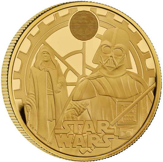 2023 King Charles III 'Star Wars Darth Vader and Emperor Palpatine'  1oz 999.9 Gold Proof Coin