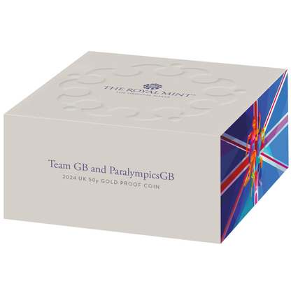 2024 Team GB and Paralympics GB Gold Proof 50P