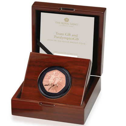 2024 Team GB and Paralympics GB Gold Proof 50P