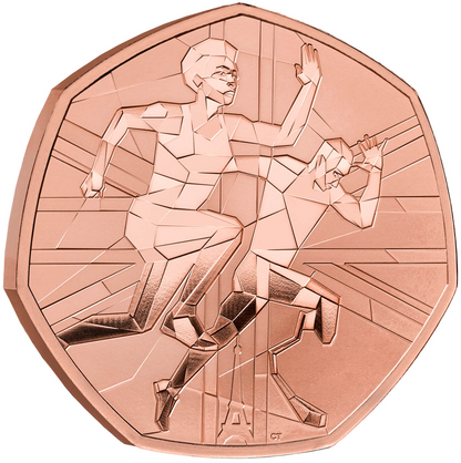 2024 Team GB and Paralympics GB Gold Proof 50P