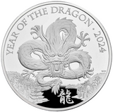 2024 King Charles III 'Lunar Year of the Dragon' 1 Kilo Silver Proof Coin