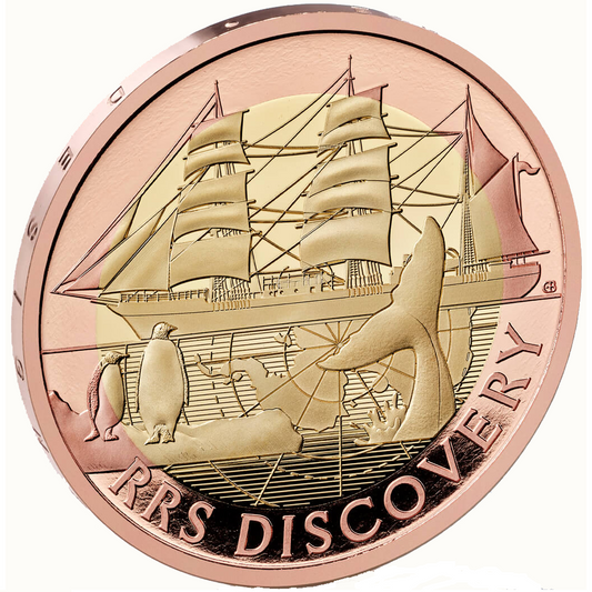 2025 King Charles III 'RRS Discovery' £2 Gold Proof Coin