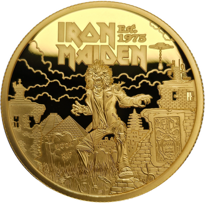 2025 Music Legends 'Iron Maiden' 2oz 999.9 Gold Proof Coin