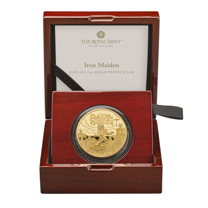 2025 Music Legends 'Iron Maiden' 2oz 999.9 Gold Proof Coin
