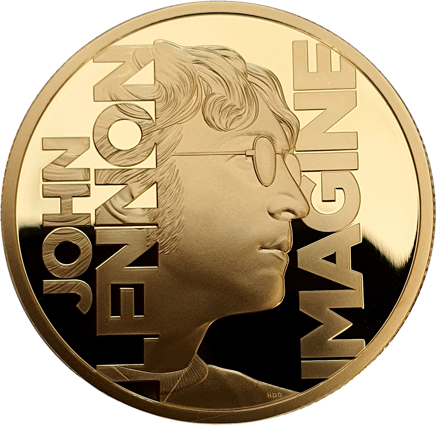 2025 Music Legends 'John Lennon' 2oz 999.9 Gold Proof Coin