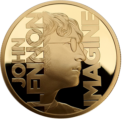 2025 Music Legends 'John Lennon' 2oz 999.9 Gold Proof Coin