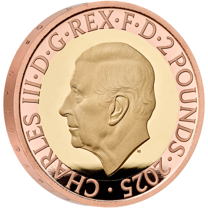 2025 King Charles III '350th anniversary of the Royal Observatory' £2 Gold Proof Coin