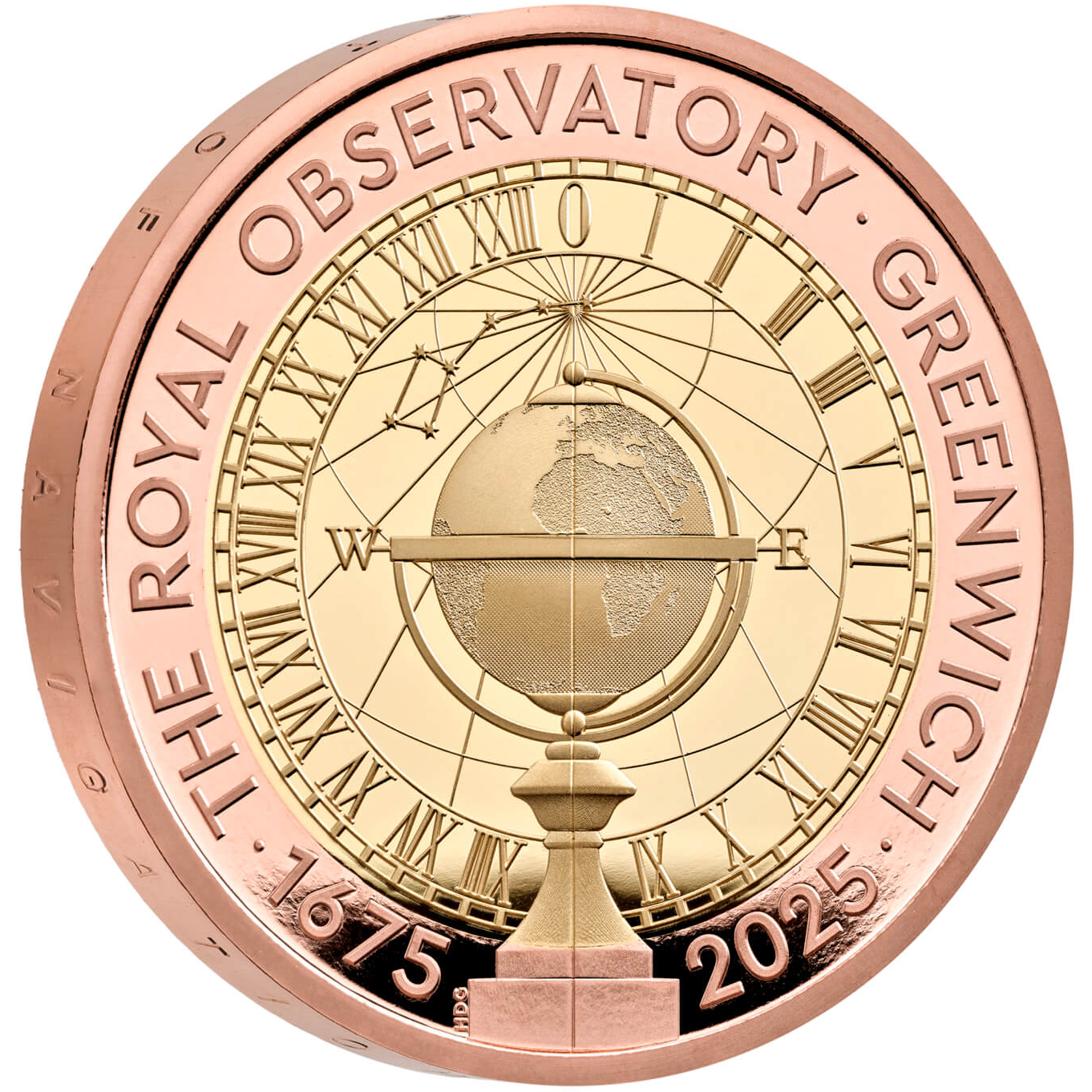 2025 King Charles III '350th anniversary of the Royal Observatory' £2 Gold Proof Coin