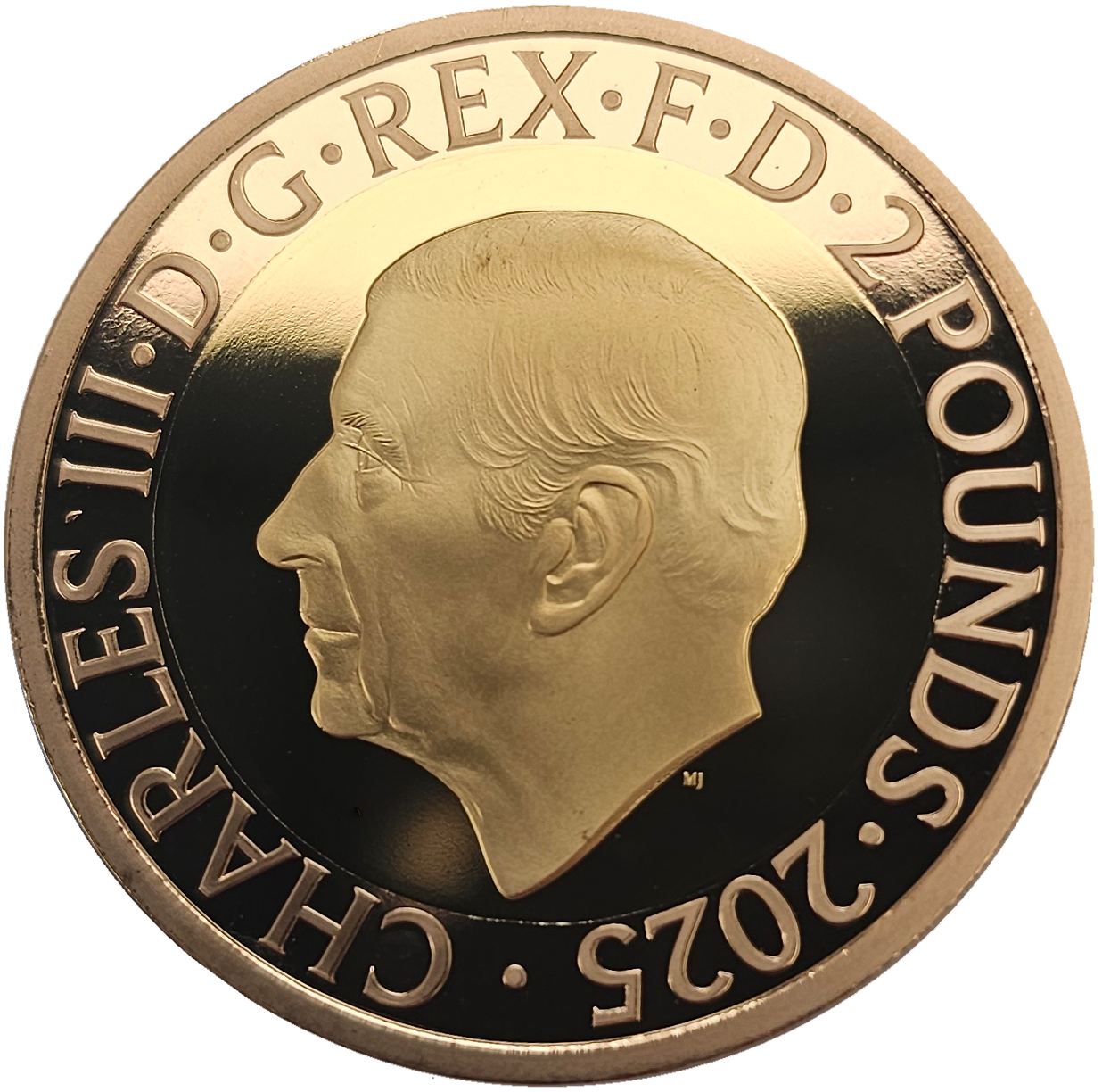 2025 King Charles III '200 Years of The Modern Railway' £2 Gold Proof Coin