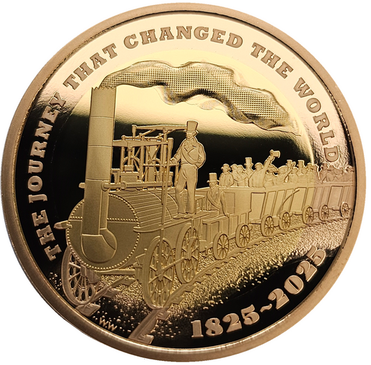 2025 King Charles III '200 Years of The Modern Railway' £2 Gold Proof Coin