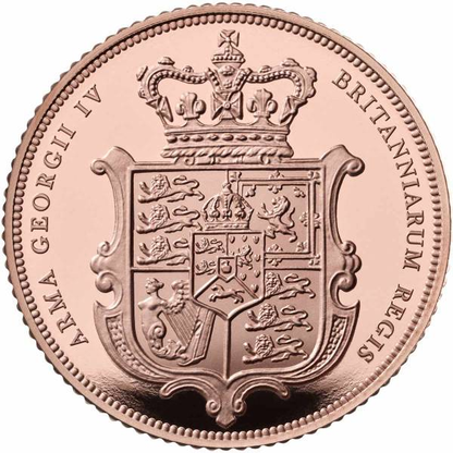 2025 King Charles III 'Royal Arms' Proof Half Sovereign