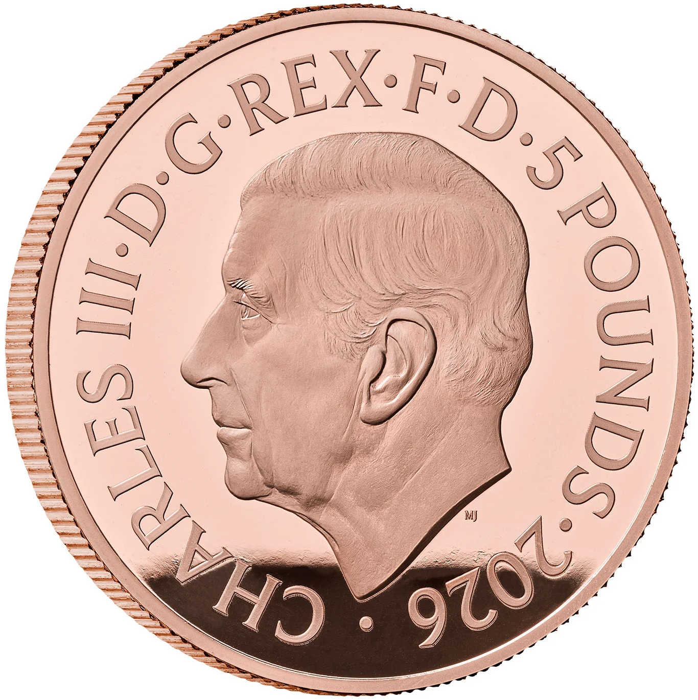 2026 Portraits of a Queen - Elizabeth II The First Effigy £5 Crown Gold Proof