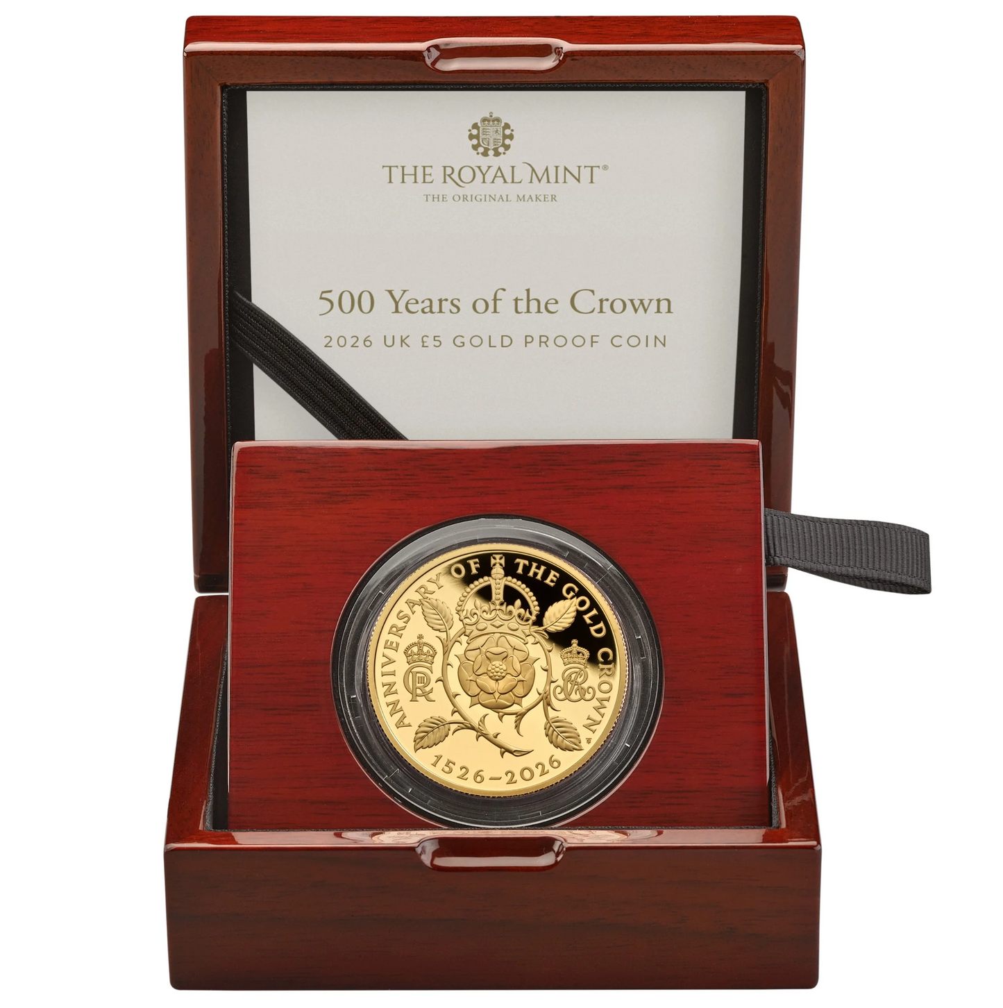 2026 500 Years of the Crown £5 Gold Proof Coin