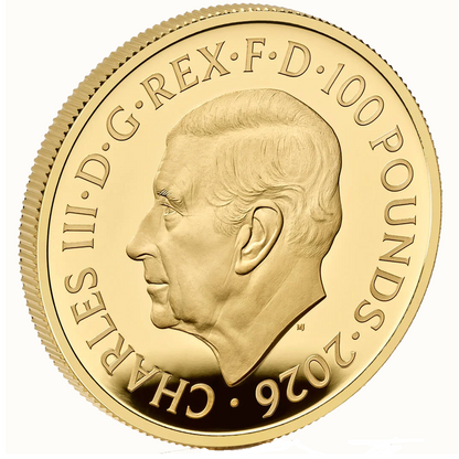 2026 King Charles III 'Lunar Year of the Horse' 999.9 1oz Gold Proof Coin