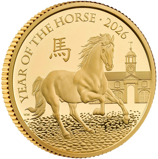 2026 King Charles III 'Lunar Year of the Horse' 999.9 1oz Gold Proof Coin