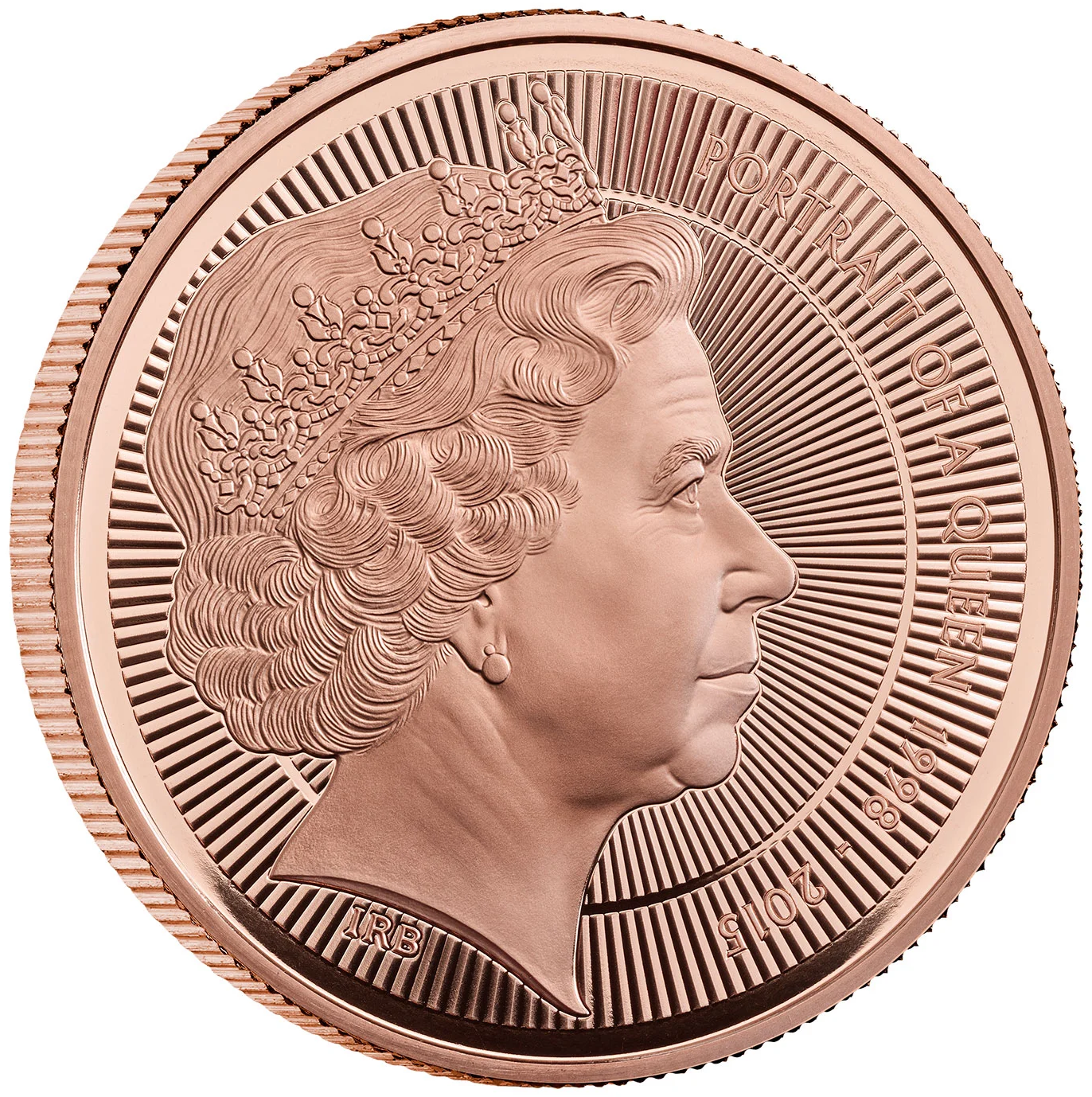 2026 Portraits of a Queen - Elizabeth II The Fourth Effigy £5 Crown Gold Proof