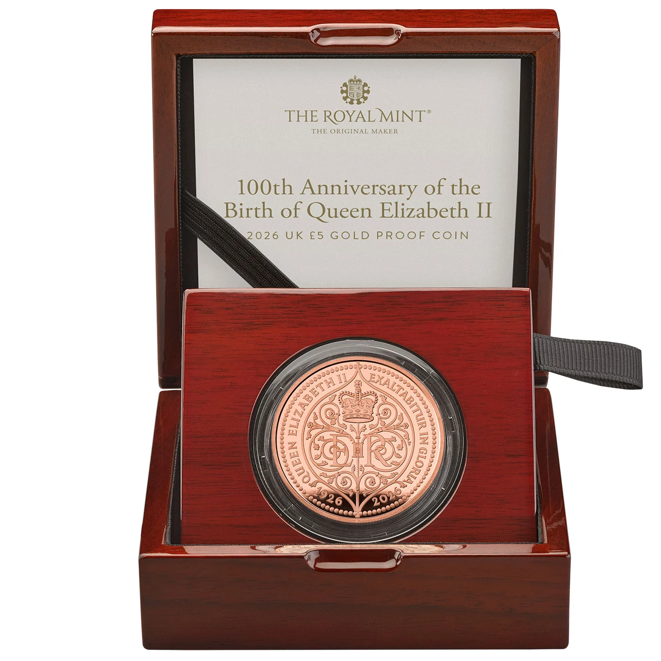 2026 Queen Elizabeth II Centenary £5 Gold Proof Coin