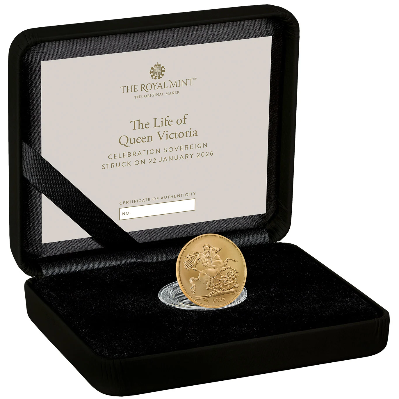 2026 Life of Queen Victoria SOTD Sovereign - Struck on 22 January